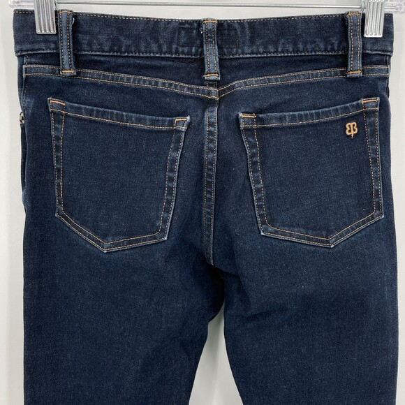 BETABRAND Dark Wash Skinny Straight Leg Stretch Jeans Size 26 - Picture 6 of 8